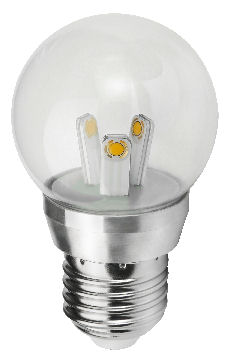 E14 Chandelier Bulb 3W (round bulb shape)