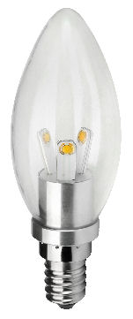 high power E14 Chandelier Bulb 3W