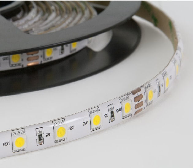 Resin Protective Cover in front of the LED strip